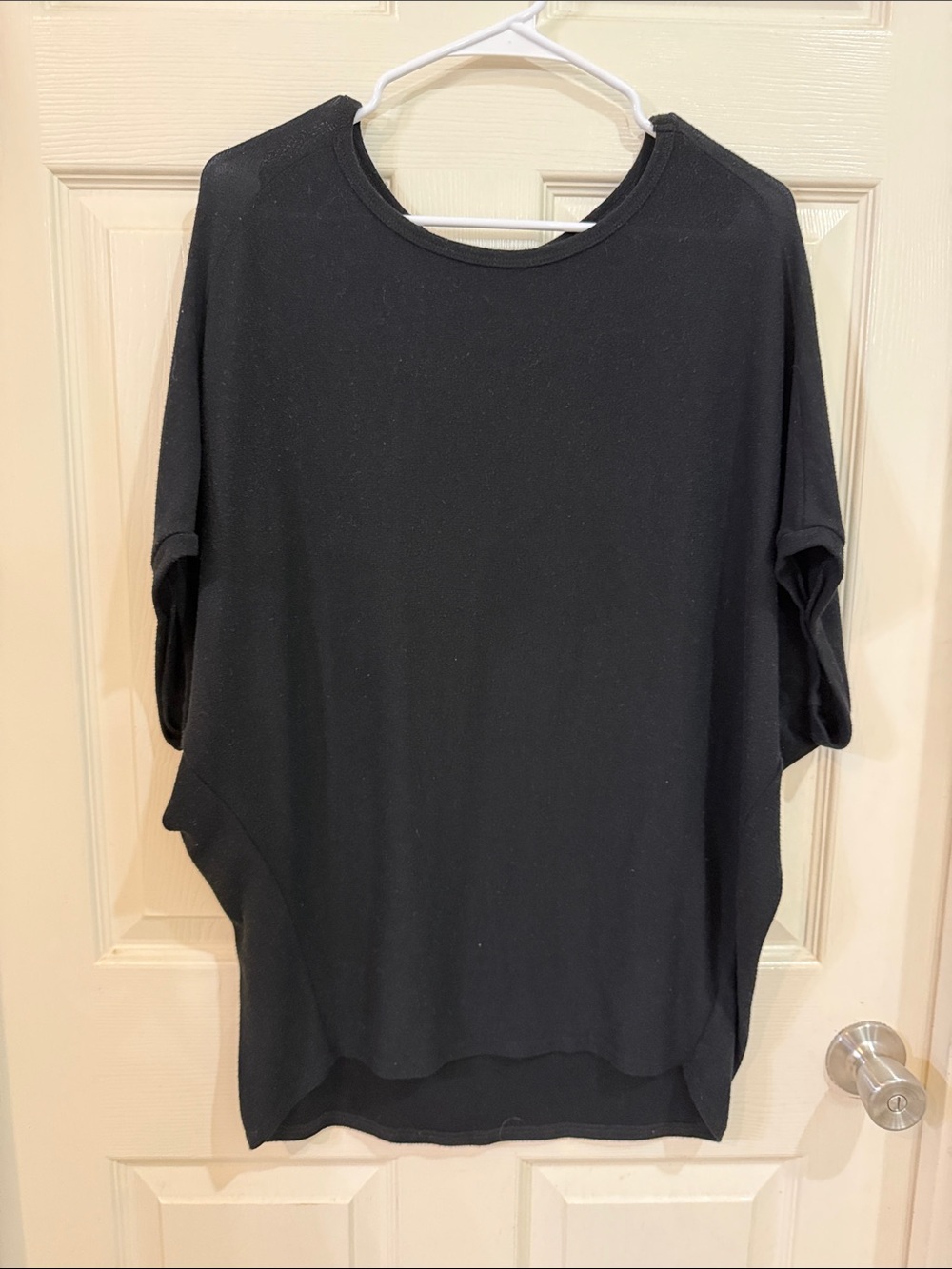 Michael Stars Black Relaxed Knit Tunic Top